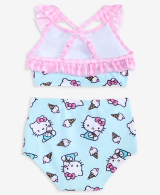 Hello Kitty Toddler Girls' 2-6X Printed 2-Piece Swimsuit