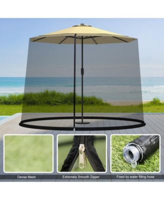 9 -10 Feet Outdoor Umbrella Table Screen Mosquito Bug Insect Net