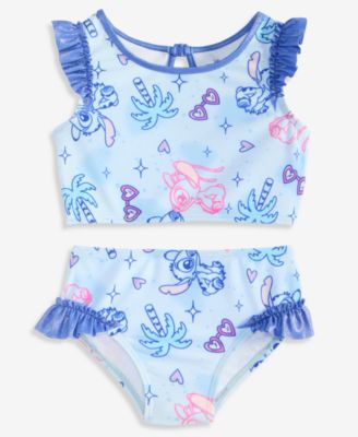 Stitch Girls' 2-6X Printed 2-Piece Tankini Swimsuit
