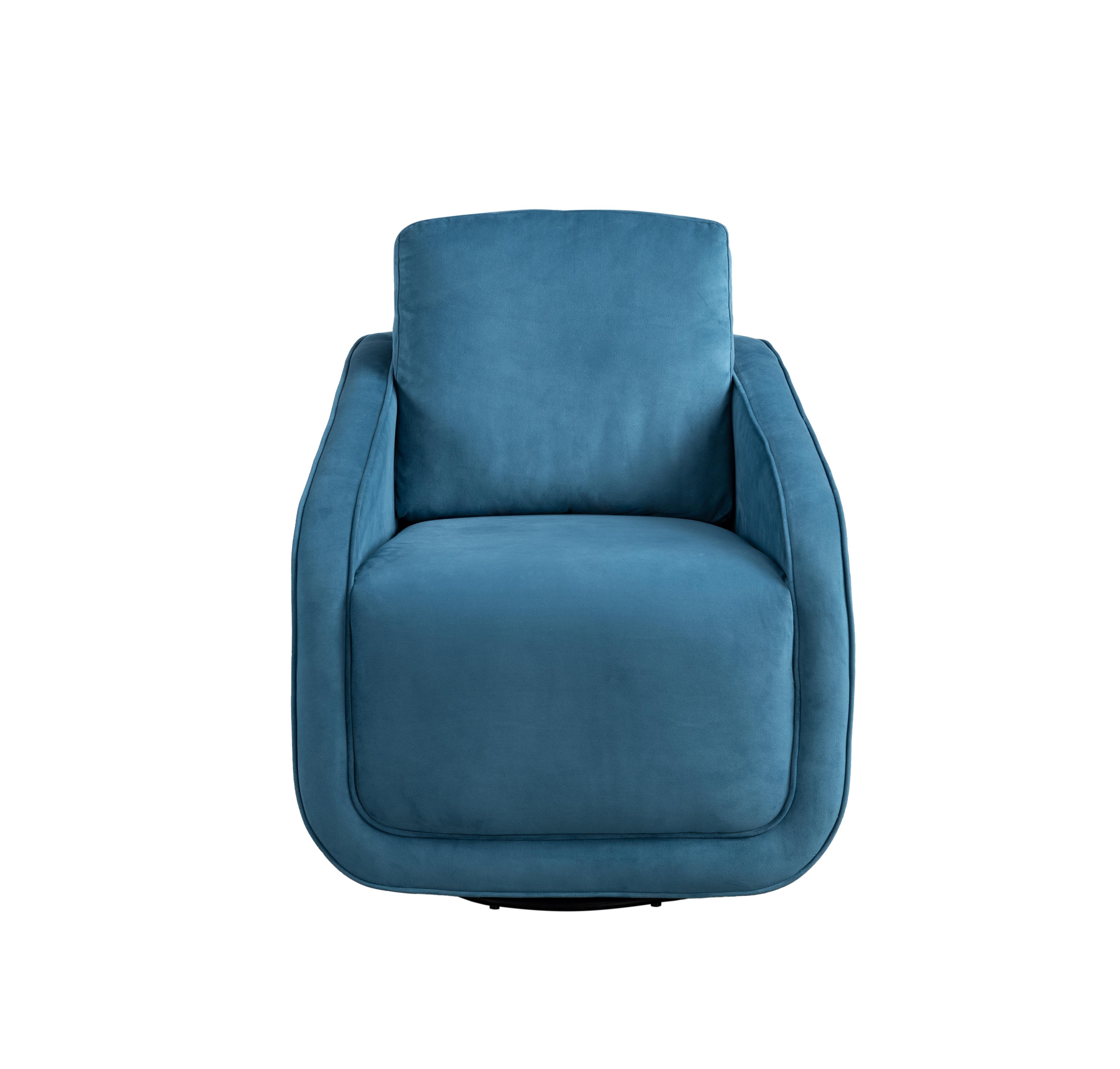 Studio Living 30.3" Polyester Luca Swivel Accent Chair