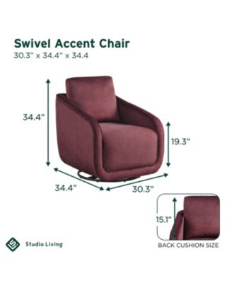 30" Luca Swivel Accent Chair