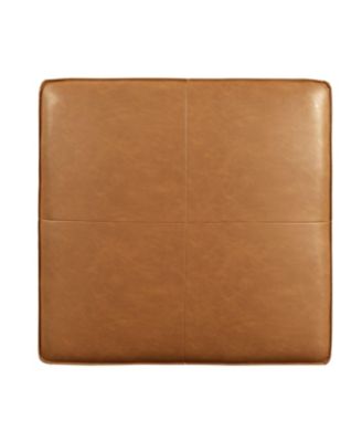 Heidi 29" Faux Leather Storage Ottoman