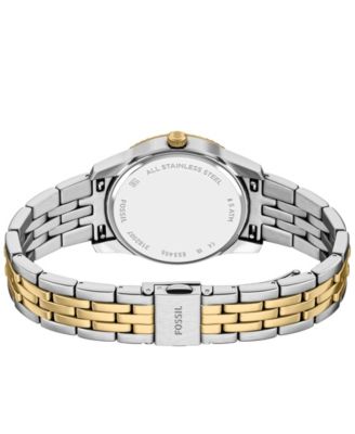 Women's Scarlette Three-Hand Day-Date Two-Tone Stainless Steel Watch, 34mm