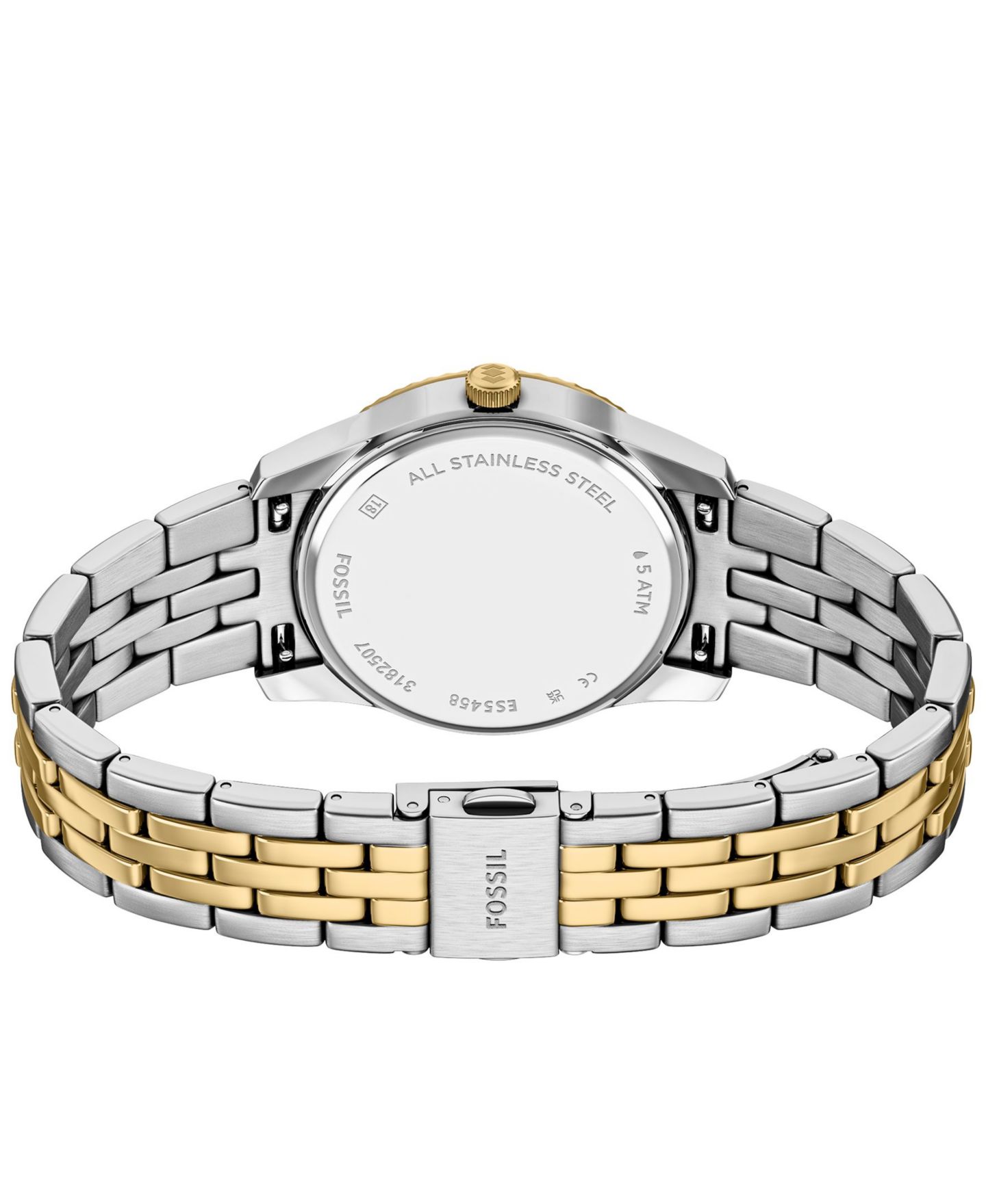Женские часы Fossil Scarlette Three-Hand Day-Date Two-Tone Stainless Steel Watch, 34mm — фото 6