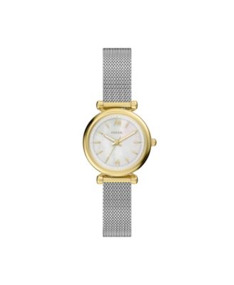 Women's Carlie Three-Hand Stainless Steel Watch, 28mm