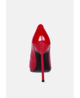 COCKTAIL Womens Buckle Embellished Stiletto Pump Shoes