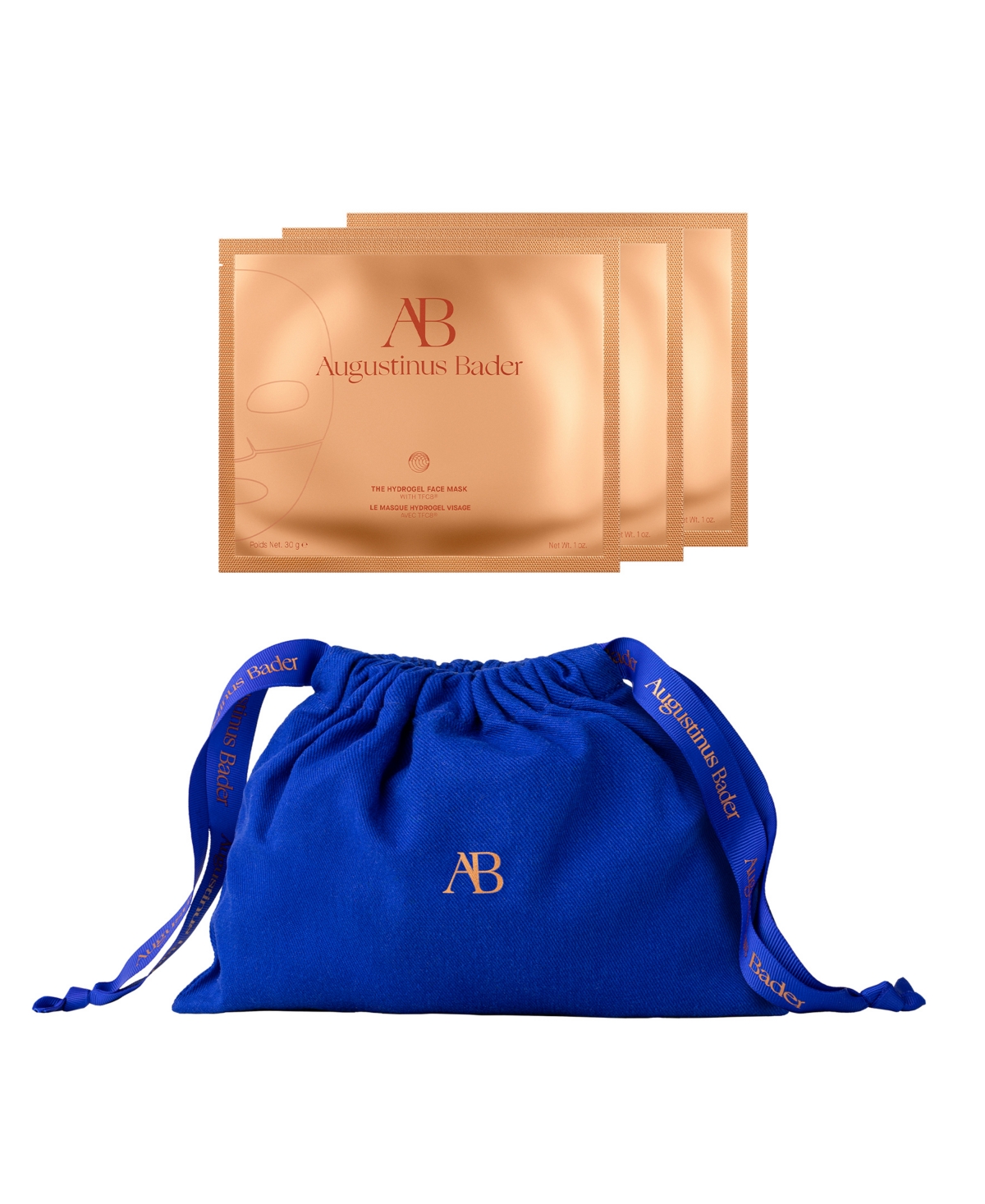 Augustinus Bader The Hydrogel Face Mask, 3-pack In Transparent