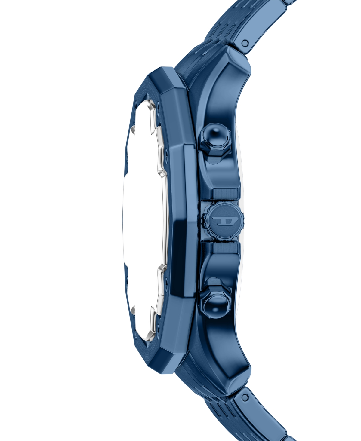 Diesel Men's Stinger Quartz Chronograph Blue Stainless Steel Watch, 46mm