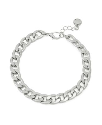 Faceted Curb Chain Anklet