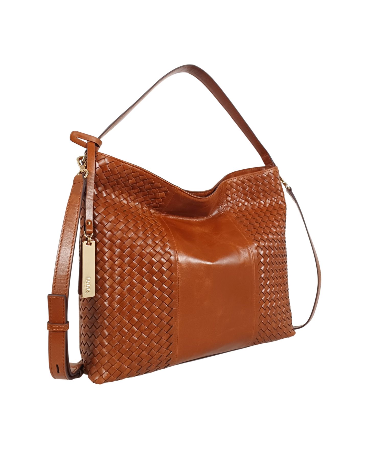 Женская сумка LODIS Venice Extra Large Hobo, цвет: Каштановый — фото 3