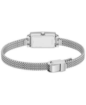 Women's Hagen Micro Quartz Two-Hand Silver Stainless Steel Watch, 31mm