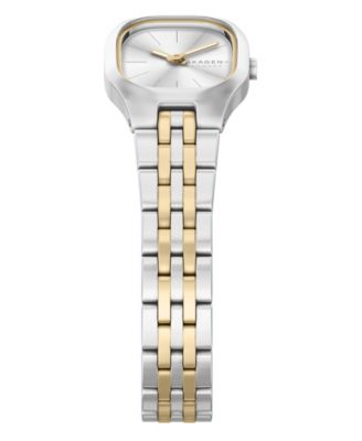 Women's Mellem Micro Quartz Two-Hand Two-Tone Stainless Steel Less Than Watch, 22mm