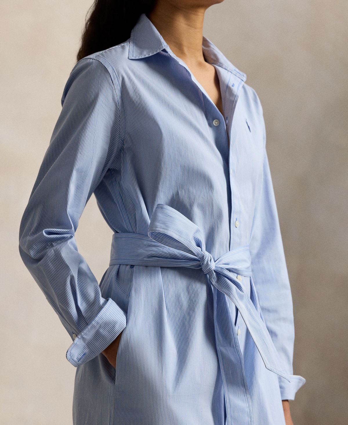 Polo Ralph Lauren Women's Long-Sleeve Collared Shirt Dress