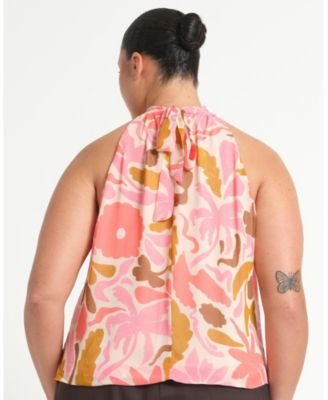 Women's Luciana Floral Halter Top