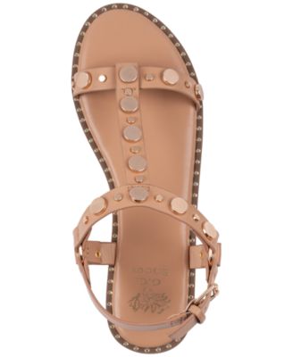 Women's Trinity Studded Strappy Flat Sandals