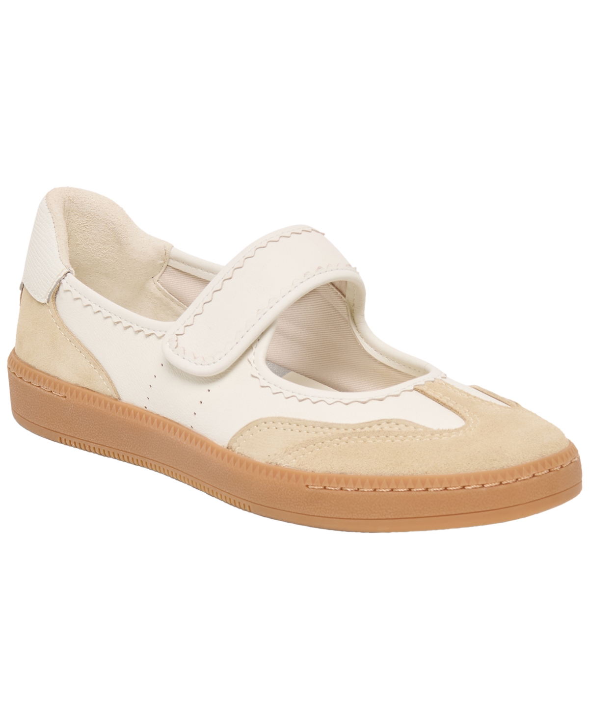 Dolce Vita Women's Nanet Round Toe Mary Jane Sneakers - Ivory Multi Leather