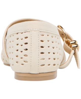 Women's Mikel Perforated Buckle Mary Jane Flats
