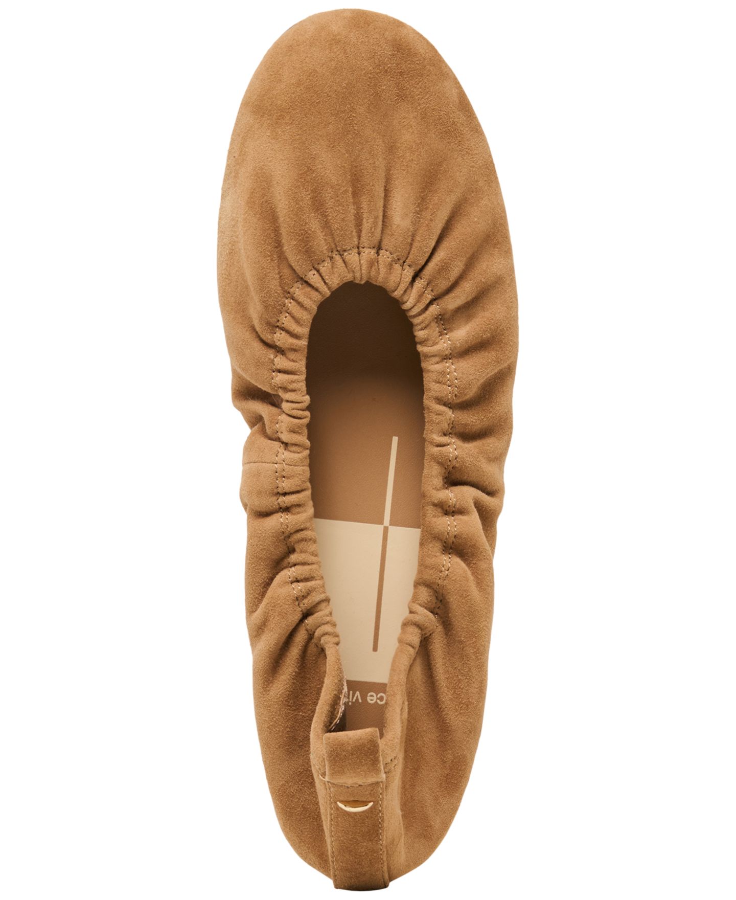 Женские балетки Dolce Vita Conrad Cinched Classic Flats, цвет: Коричневый замшевый — фото 4