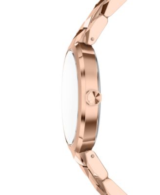 Armani Exchange Women's Quartz Two-Hand Rose Gold Stainless Steel Watch, 34mm