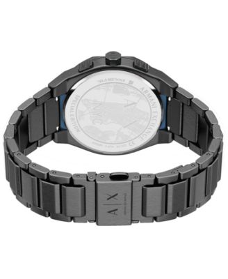 Armani Exchange Men's Sync Quartz Chronograph Gunmetal Stainless Steel Watch, 44mm