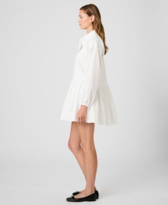 Women's Long-Sleeve Flare Mini Dress