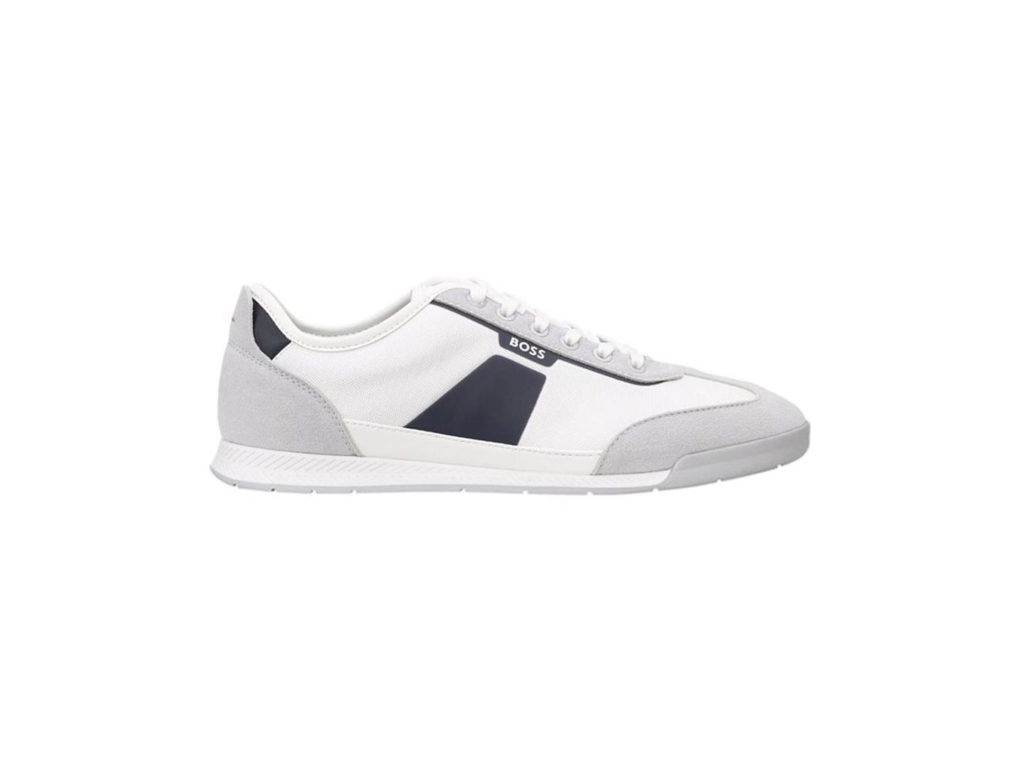 Мужские кроссовки Hugo Boss Nitan Lace-Up, цвет: Белый — фото 1