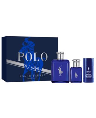 3-Piece Polo Blue Eau De Toilette Gift Set with Deodorant - Macy's