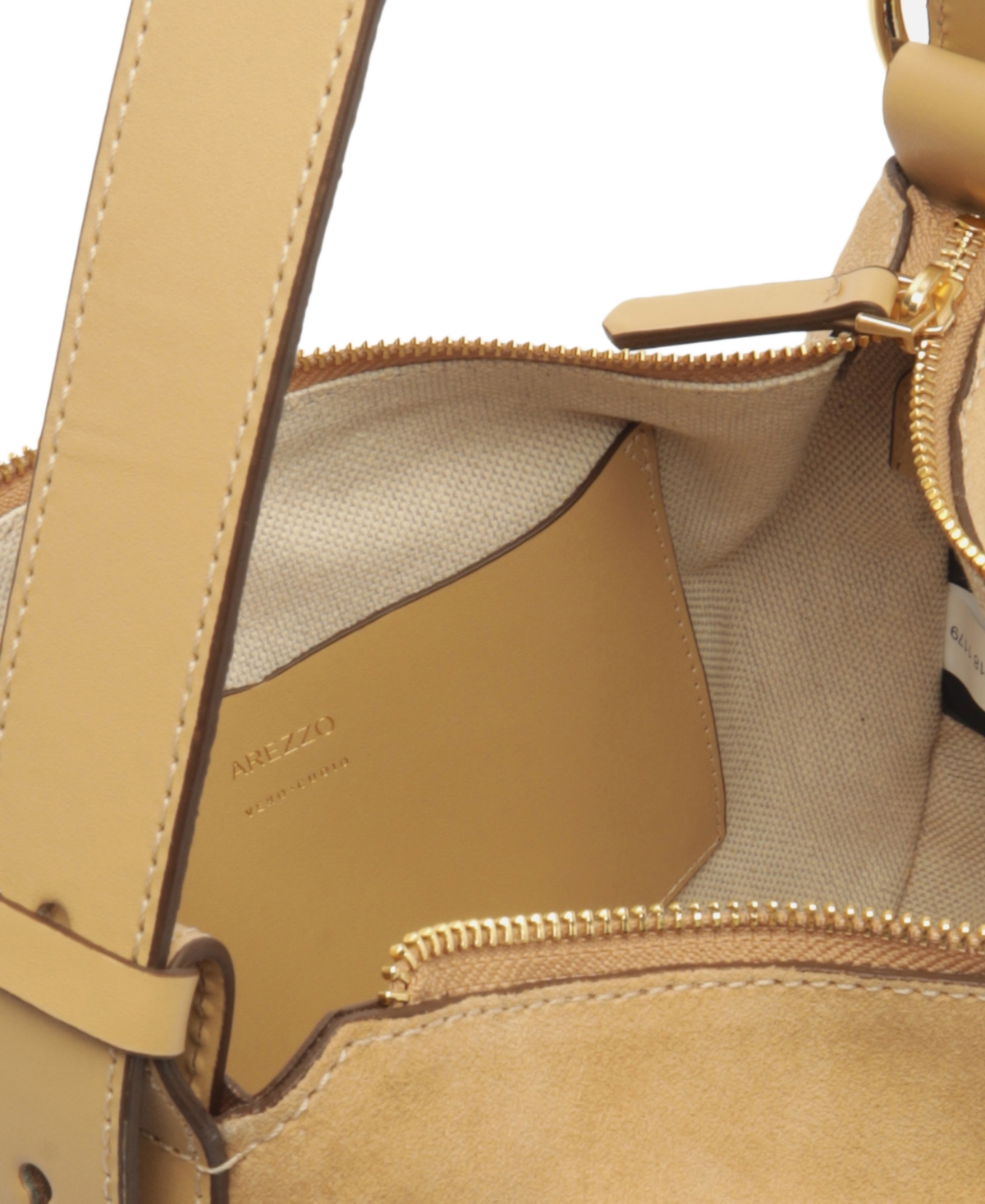 Arezzo Simone Medium Suede Shoulder Handbag