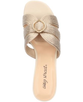 Women's Onyx Block Heel Slide Sandals