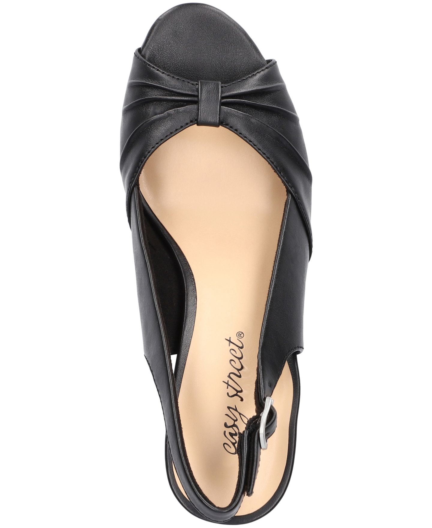 Женские сандалии Easy Street Saturn Dress Sandals, цвет: Чёрный — фото 4