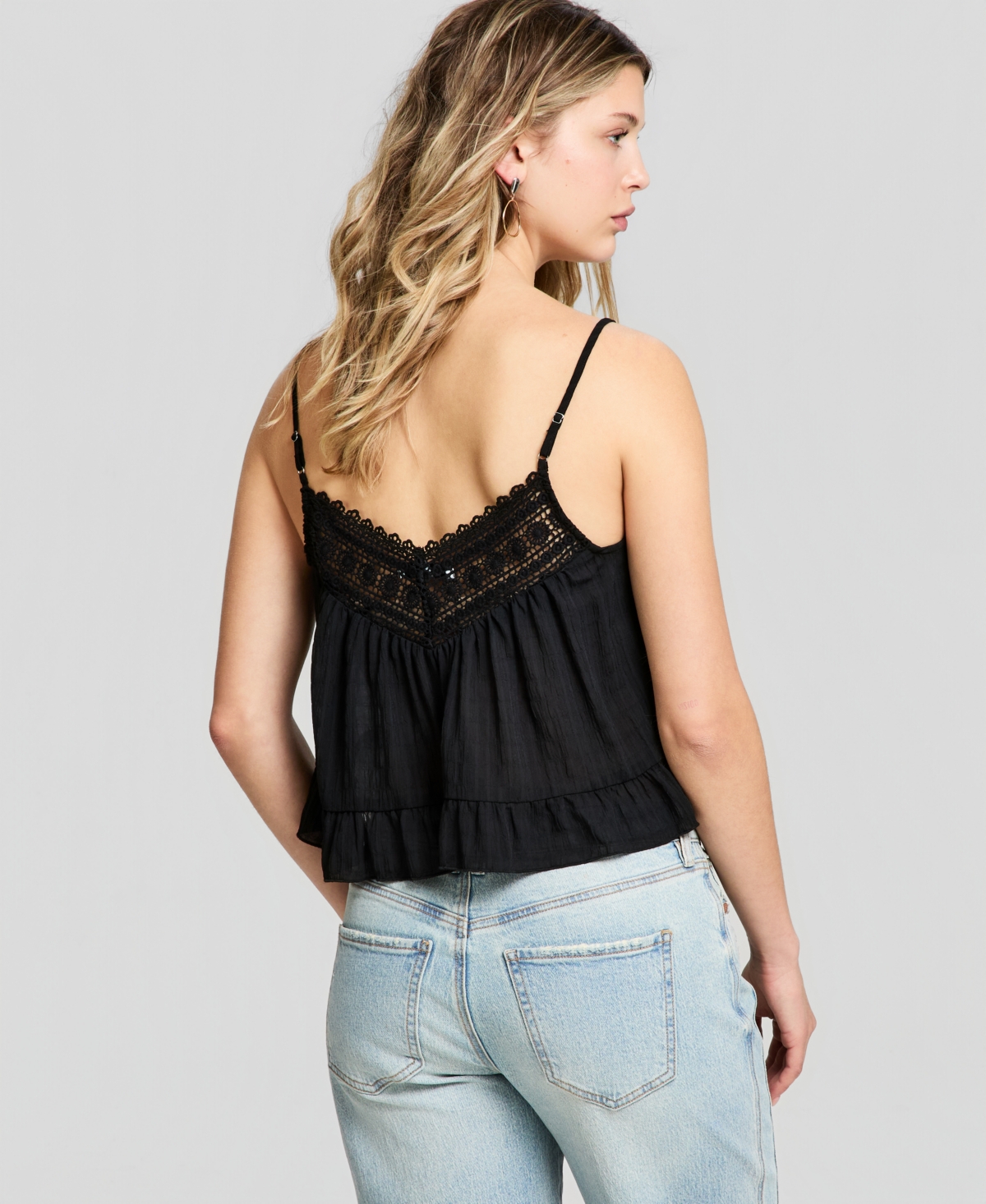 And Now This Women's Crochet-Trim Tank Top, Macy's Exclusive