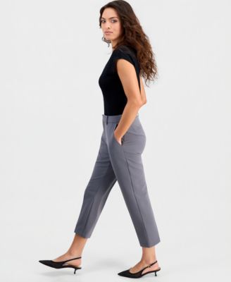 Petite Mid-Rise Slim Trousers