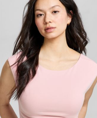 Women's Scoop Back Cotton Knit Top