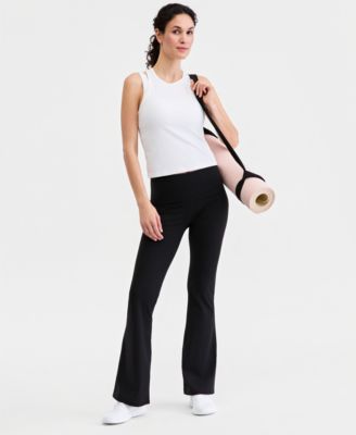 Women's Studio Foldover Waist Flare Leggings
