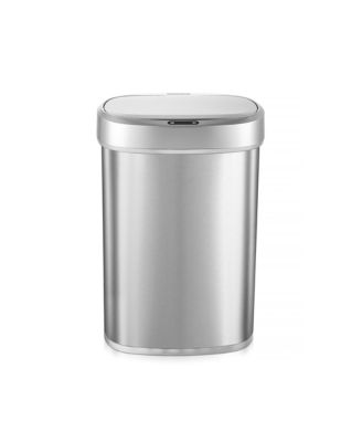 Automatic Sensor 13 Gallon Kitchen Trash Can Soft Close Stainless Steel