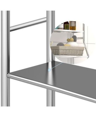 Freestanding Bathroom Organizers and Storage, Bathroom Organizer Space Saver Easy Assembly