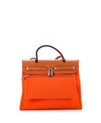 31 Herbag Zip Leather and Toile