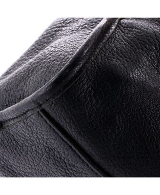 Medium City Classic Metallic Edge Bag Leather