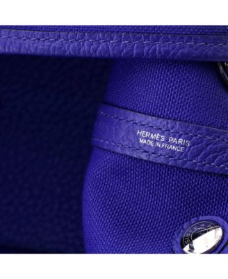 30 Garden Party Tote Toile and Leather