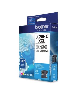 LC20EC INKvestment 1,200 Page-Yield Super High-Yield Ink - Cyan