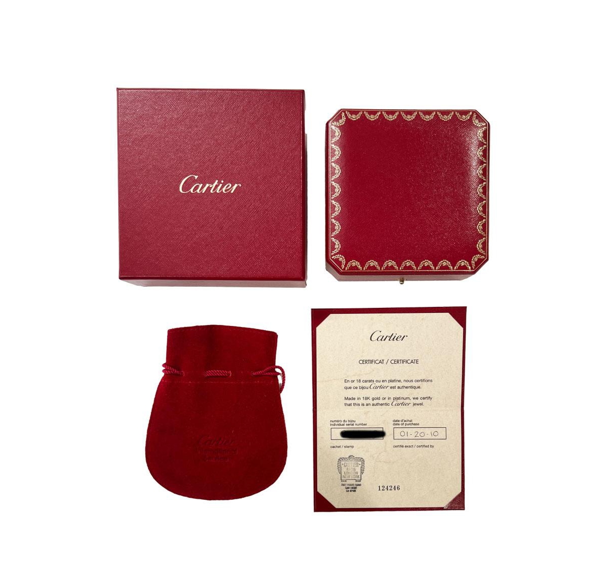 Pre-Owned Cartier Cartier 3-Tone Gold Diamond Medium Model Trinity Necklace