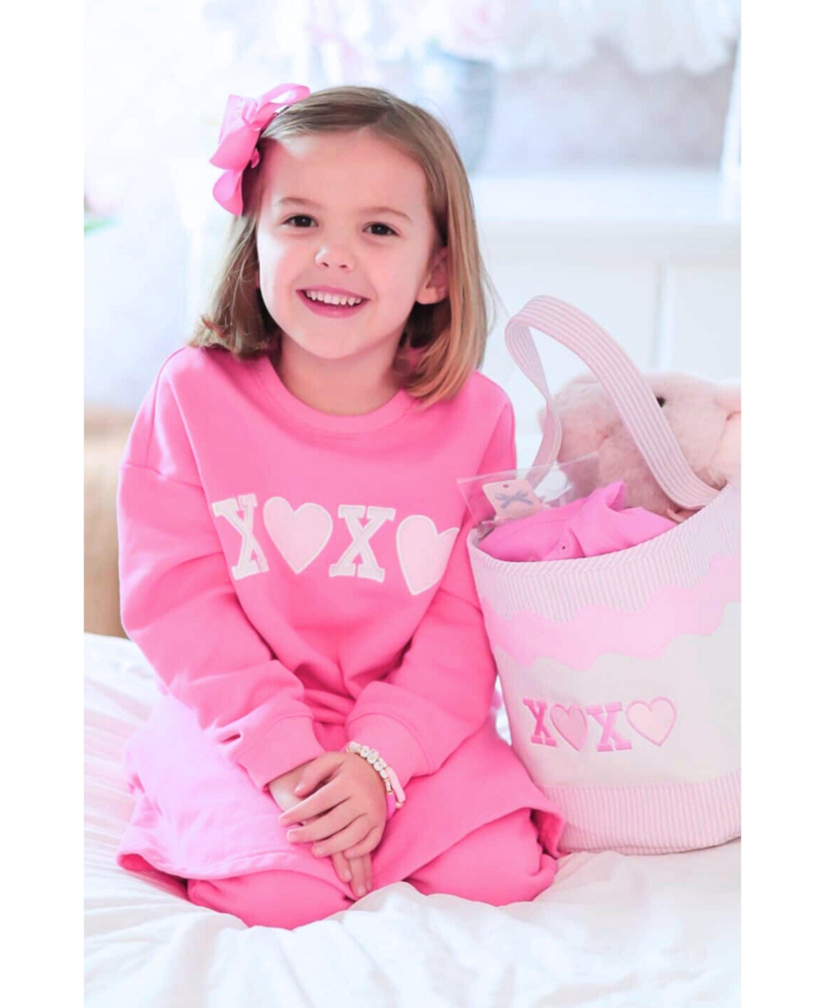 Bits & Bows Baby Girls Xo Valentine's Day Sweatshirt