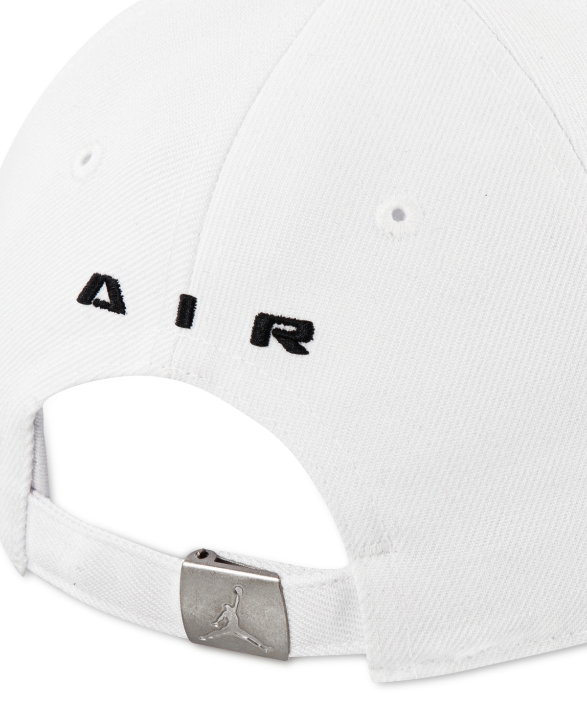 Jordan Boys' 8-20 Structured Strap Back Cap In White