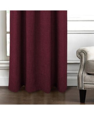RT Delmar 2-Pack Grommet Curtain Panels, 54"x84", Burgundy