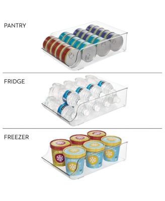 Water Bottle Organizer for Fridge - Set of 2 - Clear