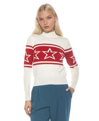 Women's Lisa Star Mock Neck Sweater