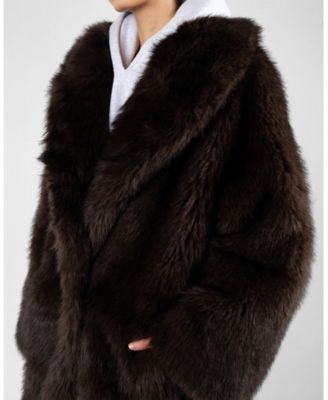 Women's Long Faux Fur Jacket