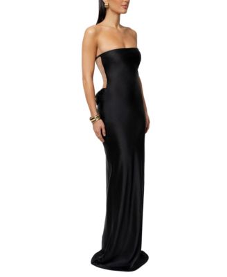 Women's Regal Rising Satin Maxi Dress