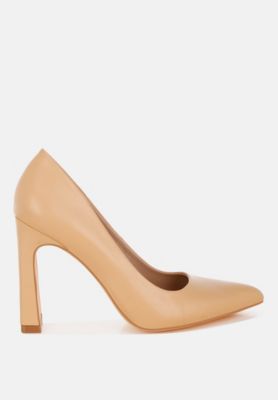 Womens Shacarri Faux Leather Pumps