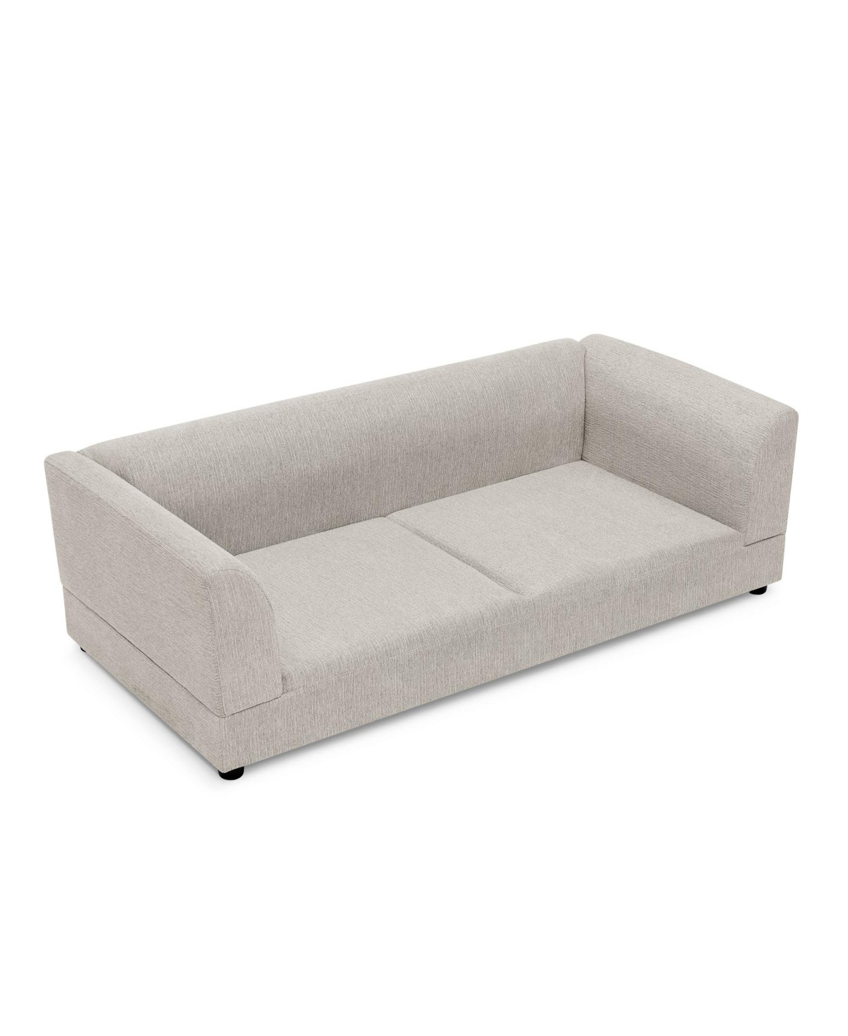 Zeus & Ruta Oversized Pet Sofa for Medium/Large Dogs, Beige, 56.5"26"17"